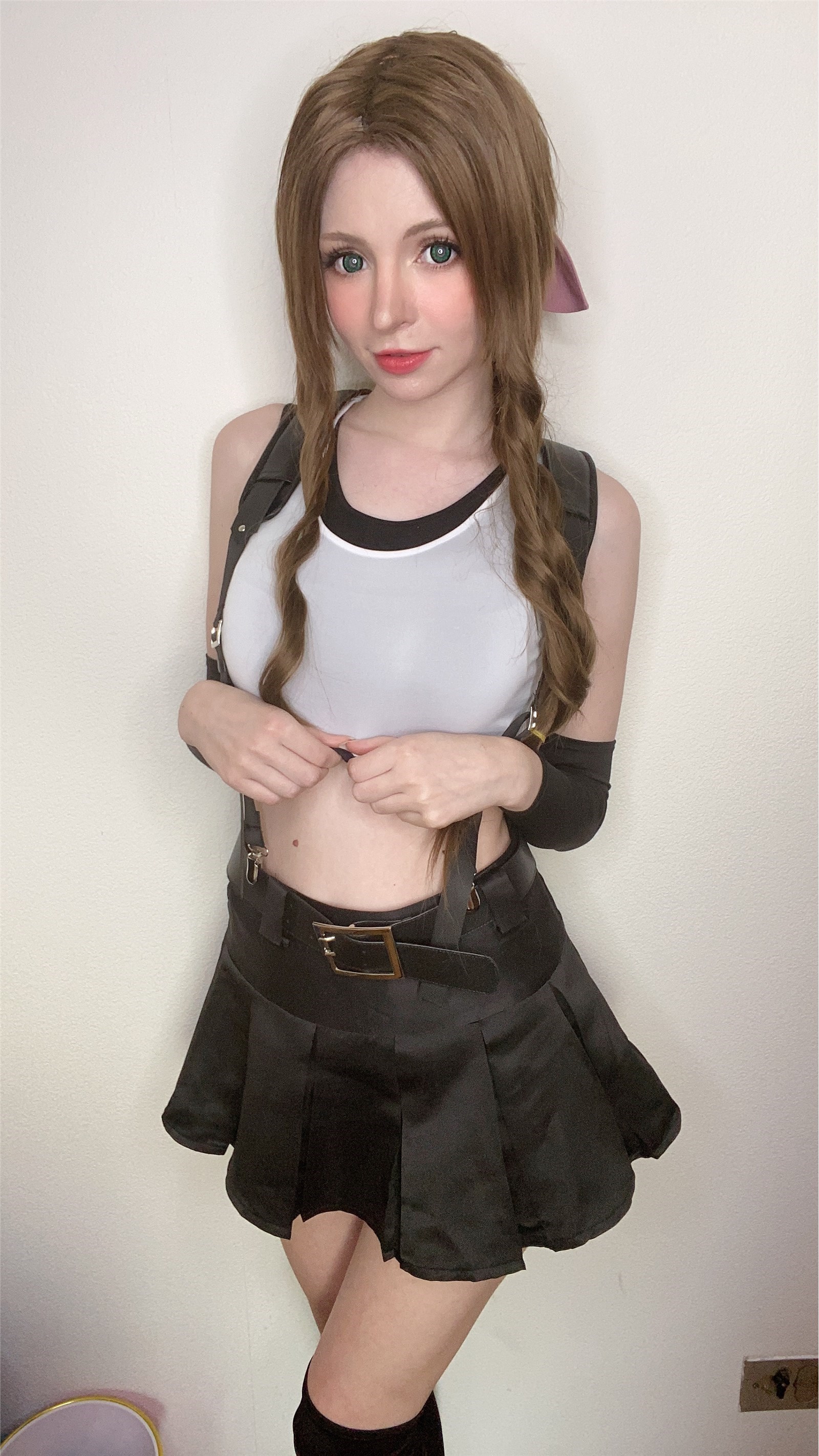 cos Peach milky - Aerith Tifa Swap(29)